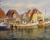 Hafen Neustadt Hafenblick auf Aalkate Hans Möller Aquarell  Motiv: Neustadt/Holstein.  Technik: Aquarell.  Urheberrecht: Kay Möller / Annelies Möller.  Kategorie: Hafen.  Thema: Schiff. : Hans Möller, Aquarell, Schleswig-Holstein Binnenland, Hafen, Neustadt Hafenblick auf Aalkate, Neustadt/Holstein, Schiff, Kay Möller / Annelies Möller, Weitere Infos unter : http://www.maler-hans-moeller.de, mailto:info@maler-hans-moeller.de